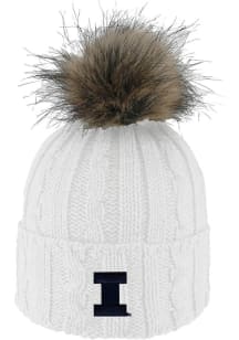 LogoFit Illinois Fighting Illini White Alps Womens Knit Hat