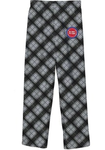 Detroit Pistons Youth Grey Plaid Sleep Pants