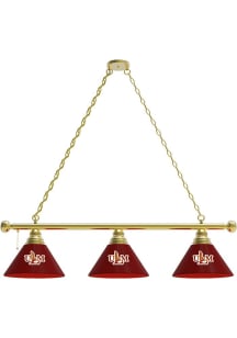 Louisiana-Monroe Warhawks 3 Shade Gold Billiard Lamp