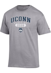 Champion UConn Huskies Grey Class of 2028 Jersey Short Sleeve T Shirt