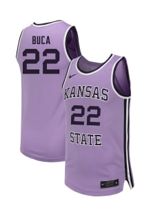 Dorin Buca  Nike K-State Wildcats Lavender NIL Name And Number Jersey