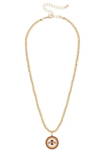 Iowa State Cyclones Pave Disc Necklace
