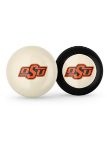 Oklahoma State Cowboys Team Logo Cue Ball and 8 Ball Combo Billiard Balls