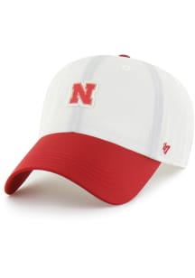 47 Nebraska Cornhuskers Modernia Clean Up Adjustable Hat - White