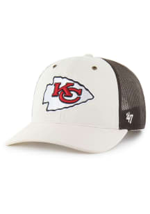 47 Kansas City Chiefs Carhartt Undyed Trucker Adjustable Hat - White
