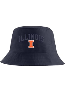 Nike Illinois Fighting Illini Navy Blue Campus Bucket Mens Bucket Hat