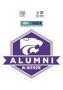 K-State Wildcats 3" Alumni Durable Stickers - Purple