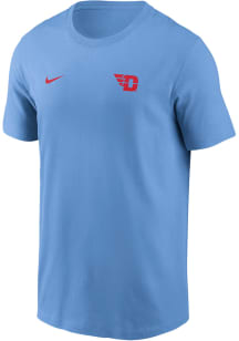 Nike Dayton Flyers Light Blue Small Logo Legend Short Sleeve T Shirt