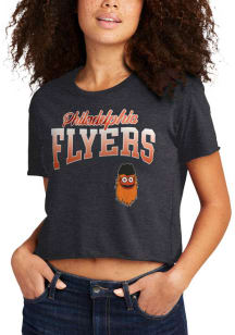 Gritty  G3 Philadelphia Flyers Womens Black Next Level Gritty Short Sleeve T-Shirt