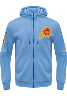 Pro Standard Phoenix Suns Mens Blue Chenille Long Sleeve Zip Fashion