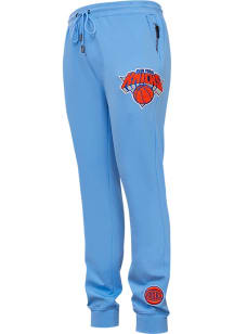 Pro Standard New York Knicks Mens Blue Chenille Fashion Sweatpants