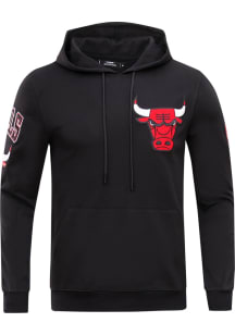 Pro Standard Chicago Bulls Mens Black Chenille Fashion Hood