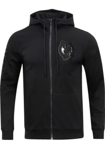 Pro Standard Boston Celtics Mens Black Tonal Long Sleeve Full Zip Jacket