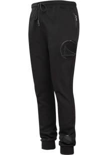 Pro Standard Golden State Warriors Mens Black Tonal Fashion Sweatpants