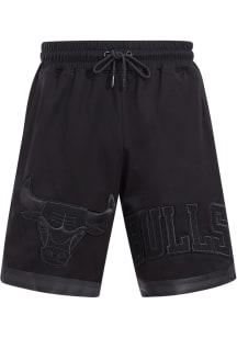 Pro Standard Chicago Bulls Mens Black Tonal Shorts