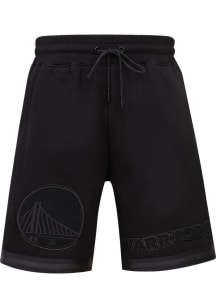 Pro Standard Golden State Warriors Mens Black Tonal Shorts