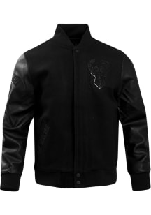 Mens Milwaukee Bucks Pro Standard Mens Tonal Heavyweight Jacket - Black