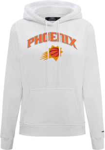 Pro Standard Phoenix Suns Womens White Classic Hooded Sweatshirt