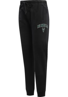 Pro Standard Milwaukee Bucks Womens Classic Black Sweatpants