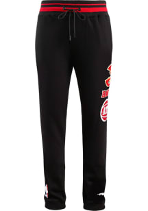 Pro Standard Atlanta Hawks Mens Black Retro Classic Fashion Sweatpants