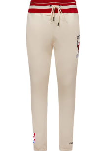 Pro Standard Chicago Bulls Mens White Retro Classic Fashion Sweatpants