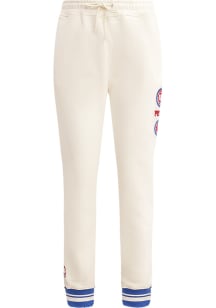 Pro Standard Detroit Pistons Womens Retro Classic White Sweatpants