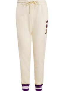Pro Standard Los Angeles Lakers Womens Retro Classic White Sweatpants