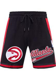 Pro Standard Atlanta Hawks Mens Black Script Tail Shorts