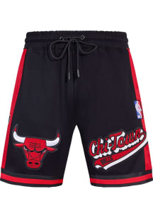 Pro Standard Chicago Bulls Mens Black Script Tail Shorts
