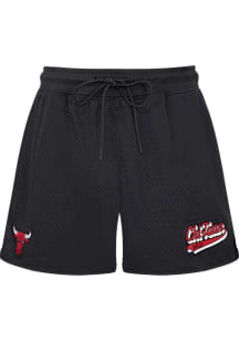 Pro Standard Chicago Bulls Mens Black Script Tail Mesh Shorts