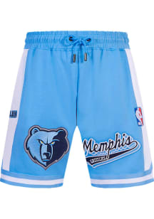 Pro Standard Memphis Grizzlies Mens Blue Script Tail Shorts