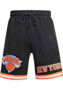 Pro Standard New York Knicks Mens Black Chenille Shorts