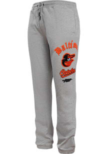 Pro Standard Baltimore Orioles Mens Grey Old English Sweatpants