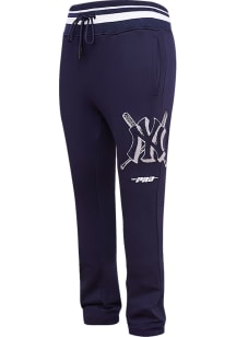 Pro Standard New York Yankees Mens Navy Blue Mash Up Sweatpants