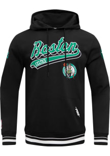Pro Standard Boston Celtics Mens Black Script Tail Fashion Hood