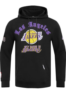 Pro Standard Los Angeles Lakers Mens Black Old English Fashion Hood