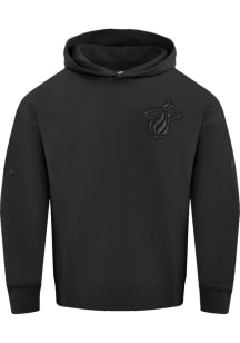 Pro Standard Miami Heat Mens Black Neutral Fashion Hood