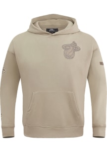 Pro Standard Miami Heat Mens Grey Neutral Fashion Hood