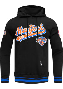Pro Standard New York Knicks Mens Black Script Tail Fashion Hood