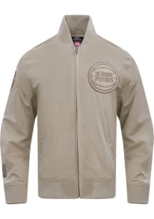 Mens Detroit Pistons Pro Standard Mens Neutral Heavyweight Jacket - Grey