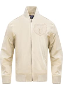 Mens Memphis Grizzlies Pro Standard Mens Neutral Heavyweight Jacket - White