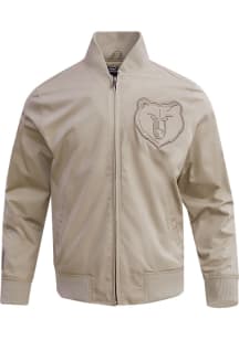 Mens Memphis Grizzlies Pro Standard Mens Neutral Heavyweight Jacket - Grey