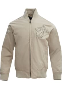 Mens Miami Heat Pro Standard Mens Neutral Heavyweight Jacket - Grey