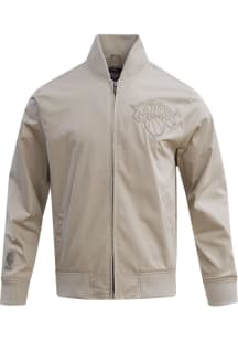 Mens New York Knicks Pro Standard Mens Neutral Heavyweight Jacket - Grey