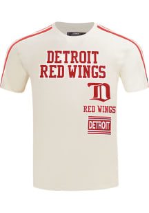 Pro Standard Detroit Red Wings White Retro Short Sleeve T Shirt