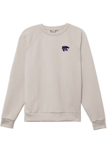 K-State Wildcats Mens Grey Monterey Long Sleeve Crew Sweatshirt