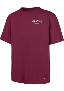 47 Arkansas Razorbacks Cardinal Constantine Short Sleeve Fashion T Shirt