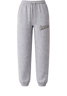 Summit Sportswear Purdue Boilermakers Mens Grey Heather Fleece Sweatpants