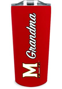 Maryland Terrapins 18oz Grandma Soft Touch Stainless Steel Tumbler - Red