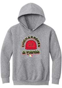 Summit Sportswear Columbia Fireflies Youth Grey Circle Cap Copa Long Sleeve Hoodie